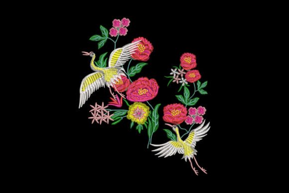 Dance of Prosperity Embroidery