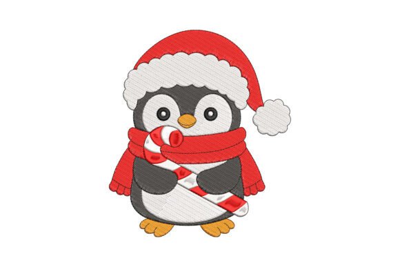 Penguin Christmas: A Smart Embroidery Choice for Small Business Brands